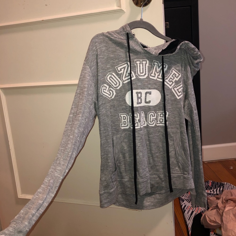 Cozumel gray hoodie